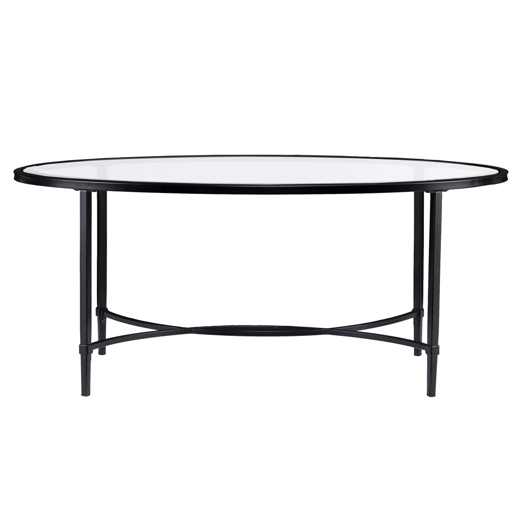 Quinton Oval Coffee Table - AmericanHomeFurniture