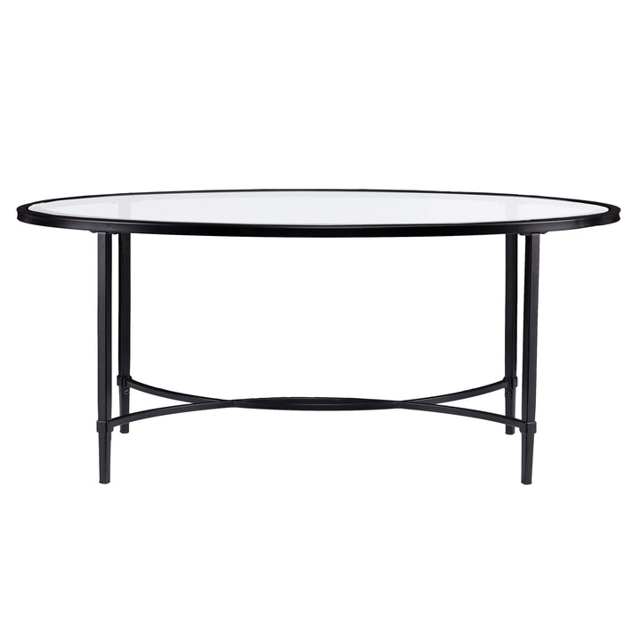Quinton Oval Coffee Table - AmericanHomeFurniture