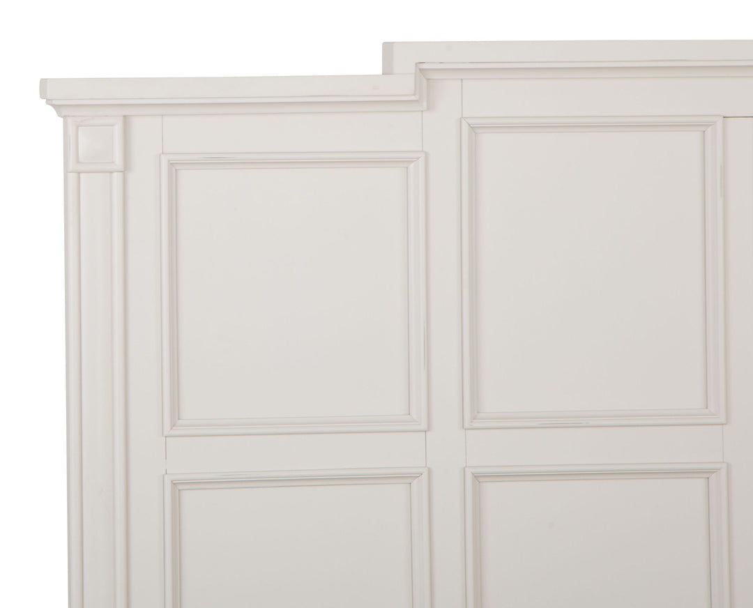 Willowbrook Egg Shell White Queen Panel Storage Bed - B5324-54A