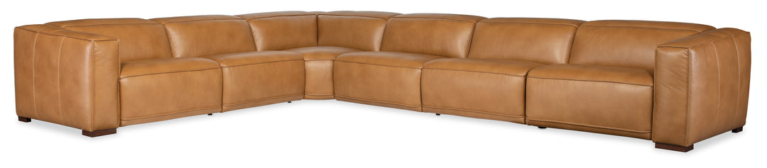 American Home Furniture | Hooker Furniture - Fresco 6 Seat Power Recline Sectional 4-PWR