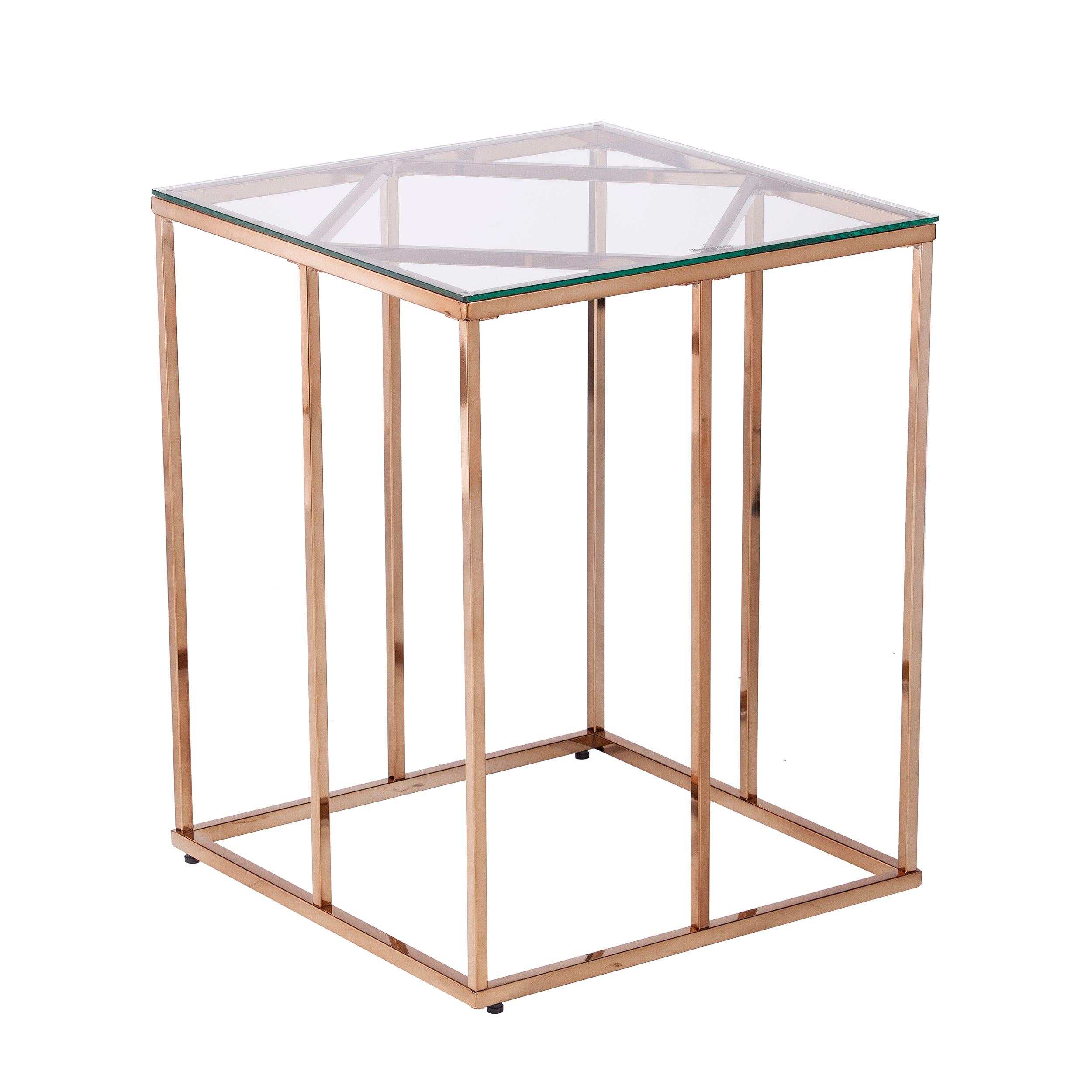 SEI Furniture Nicholance End Table - Thumbnail 4