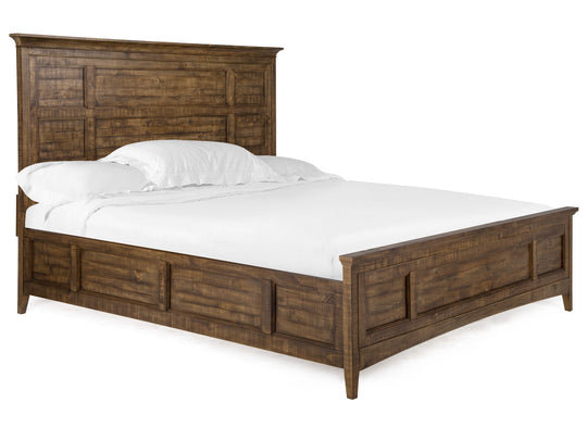 Bay Creek Toasted Nutmeg California King Panel Bed - B4398-74
