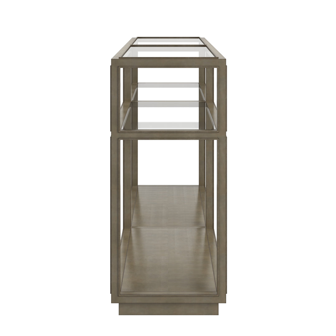 Glaze Console Table-Quartz