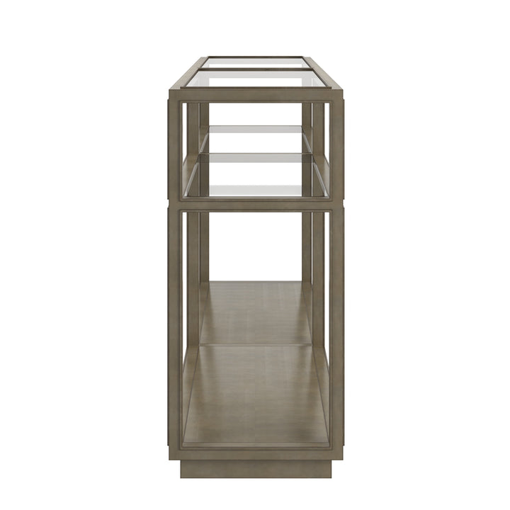 Glaze Console Table-Quartz