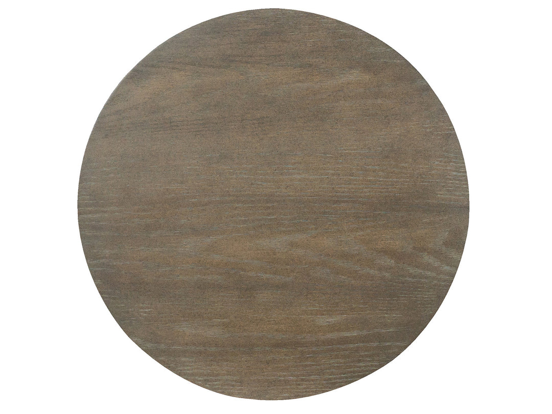Bosley Lt. Brown Porpoise Round Accent Table - T5693-35