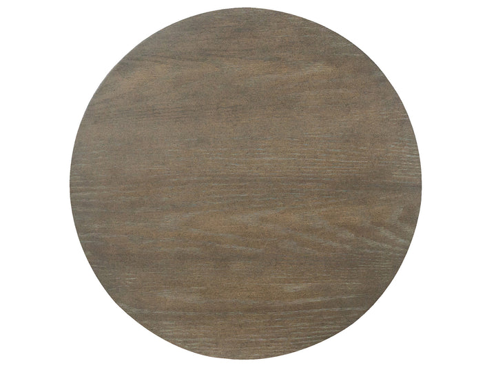 Bosley Lt. Brown Porpoise Round Accent Table - T5693-35