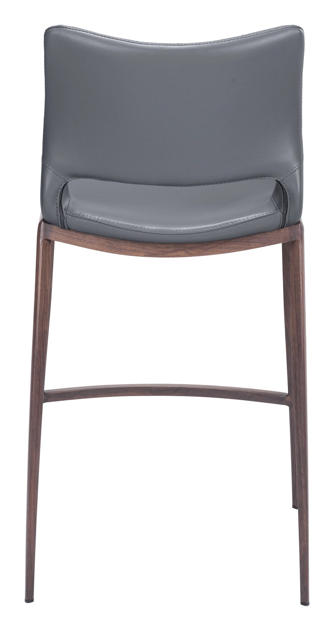 Ace Counter Stool (Set of 2) Dark Gray & Walnut - AmericanHomeFurniture