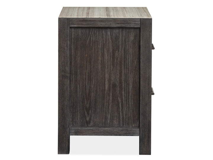 Plum Creek Ravenwood Black Drawer Nightstand - B5990-01