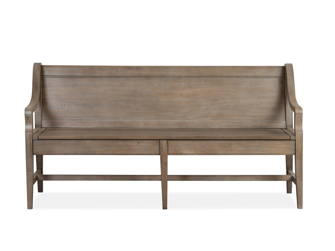 Paxton Place Dovetail Grey Bench - D4805-79