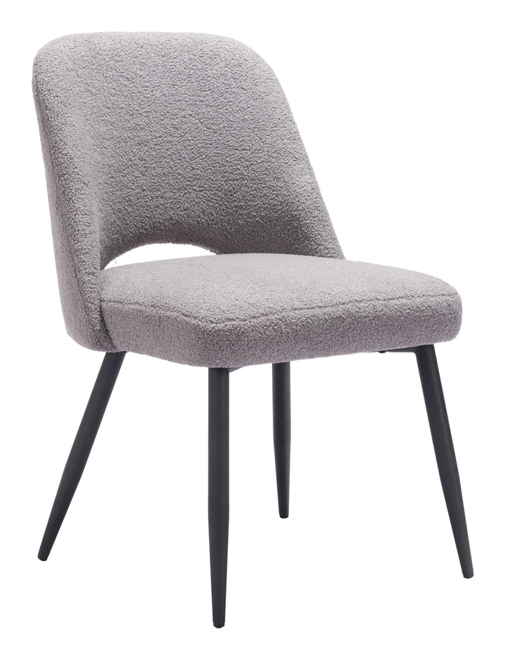 Teddy Dining Chair (Set of 2) Gray - AmericanHomeFurniture