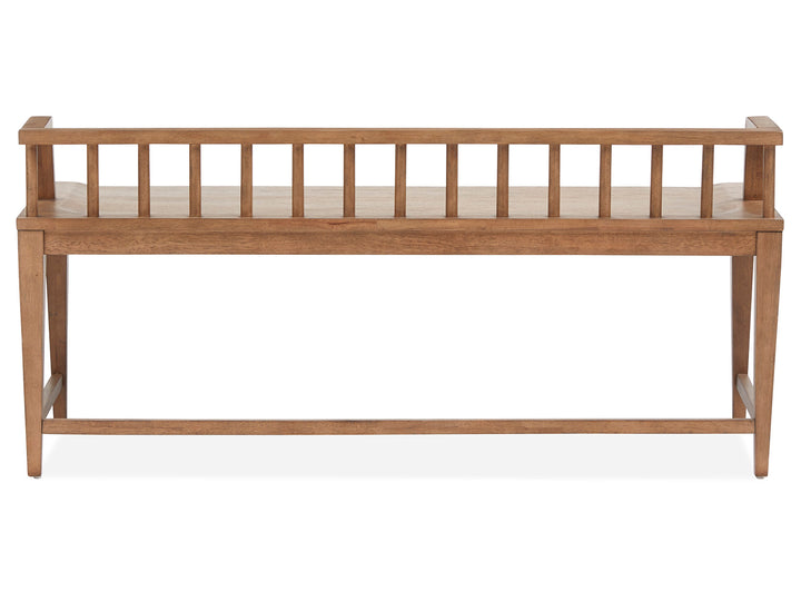 Lindon Belgian Wheat Low Back Arm Bench - D5570-79