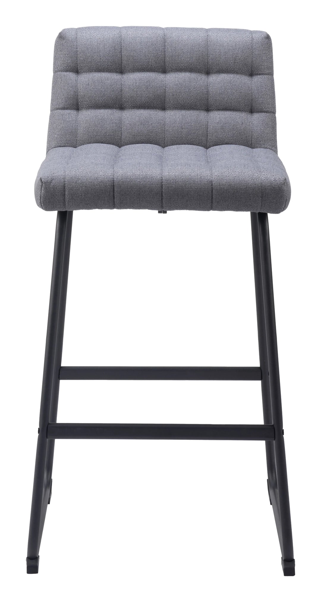 Pago Barstool (Set of 2) Gray - AmericanHomeFurniture