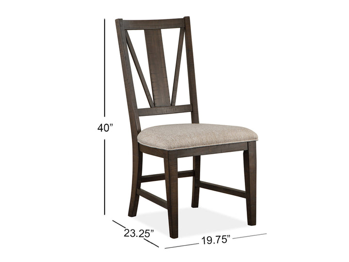 Westley Falls Graphite Upholstered Side Chair - Set of 2 - D4399-62