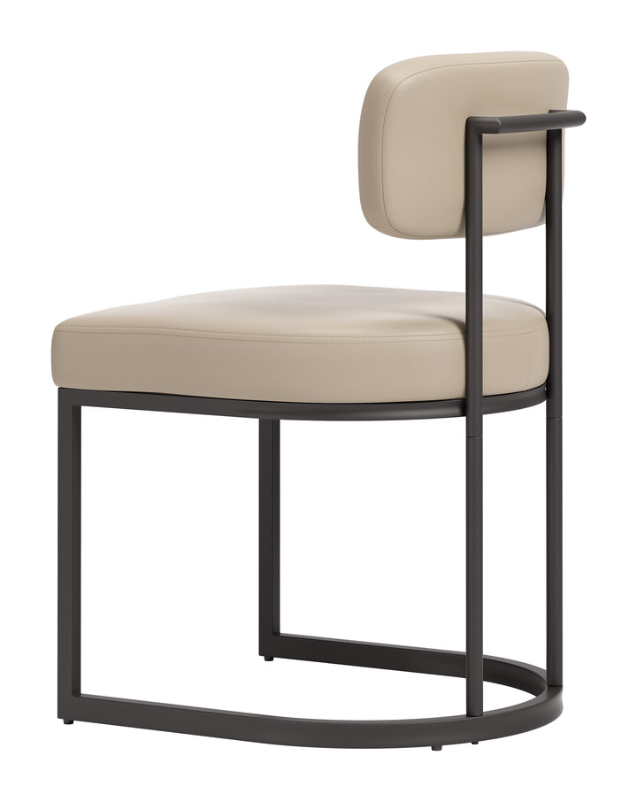 Velar Dining Chair (Set of 2) Beige & Gray