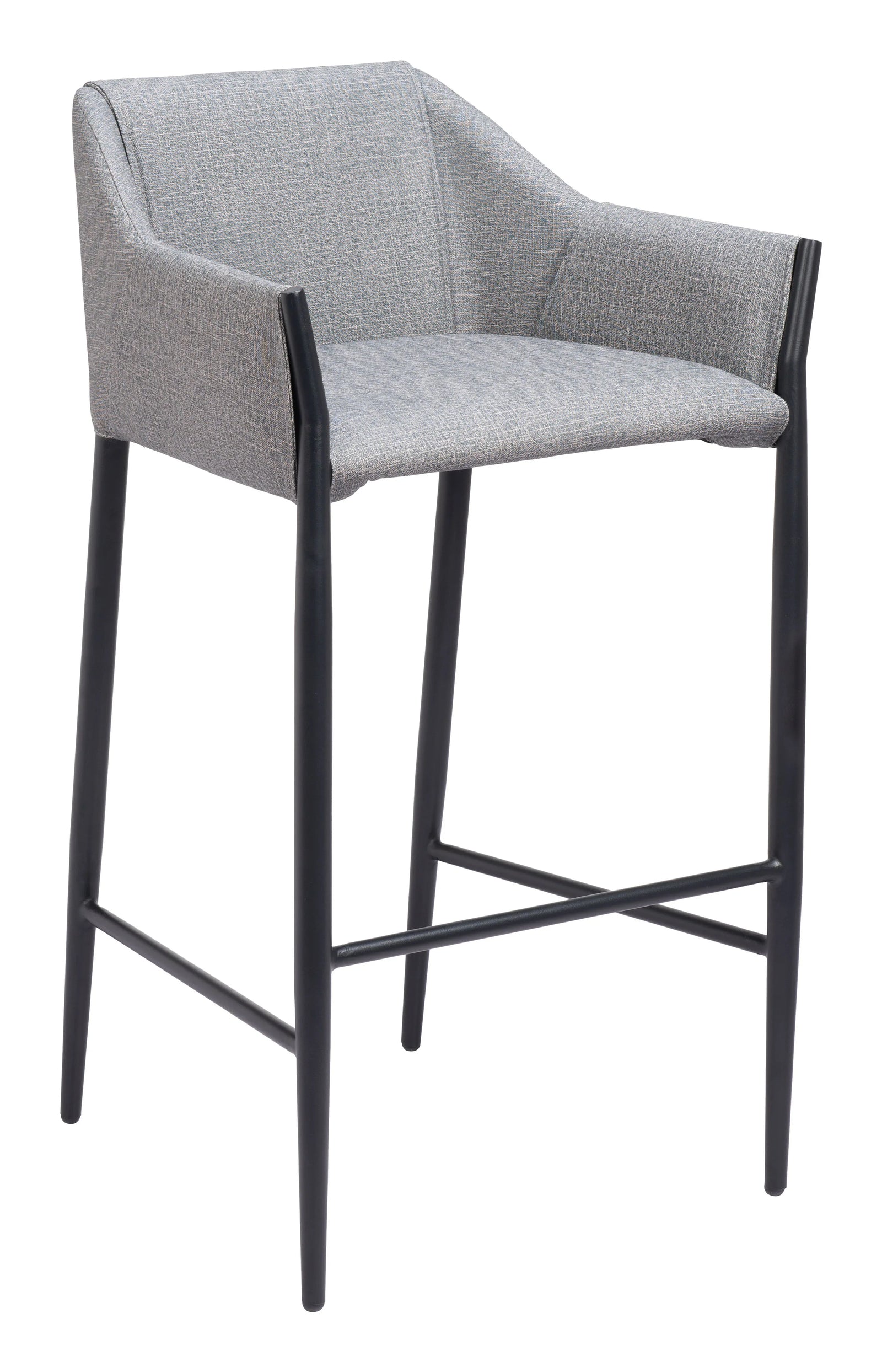 Zuo Andover Barstool Slate Gray BAR STOOLS + COUNTER STOOLS