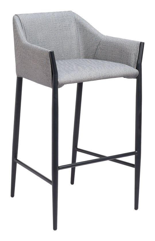 Zuo Andover Barstool Slate Gray BAR STOOLS + COUNTER STOOLS