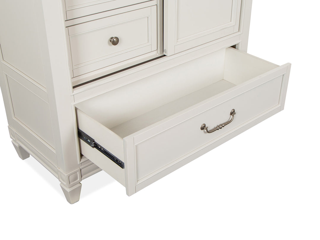 Willowbrook Egg Shell White Door Chest - B5324-13