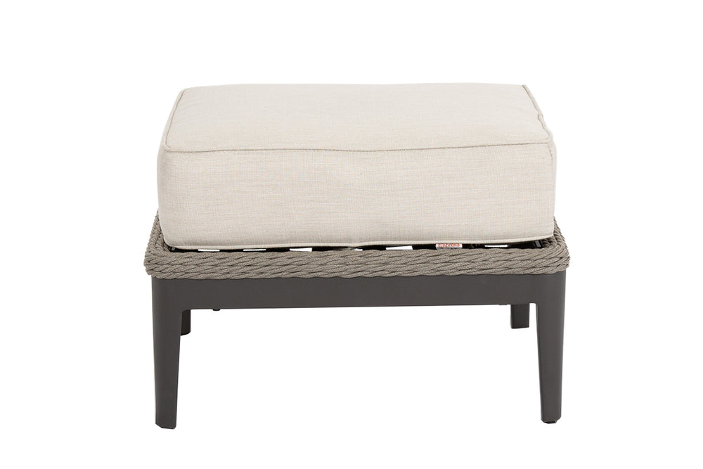 American Home Furniture | Sunset West - Marbella Ottoman in Echo Ash w/ Self Welt