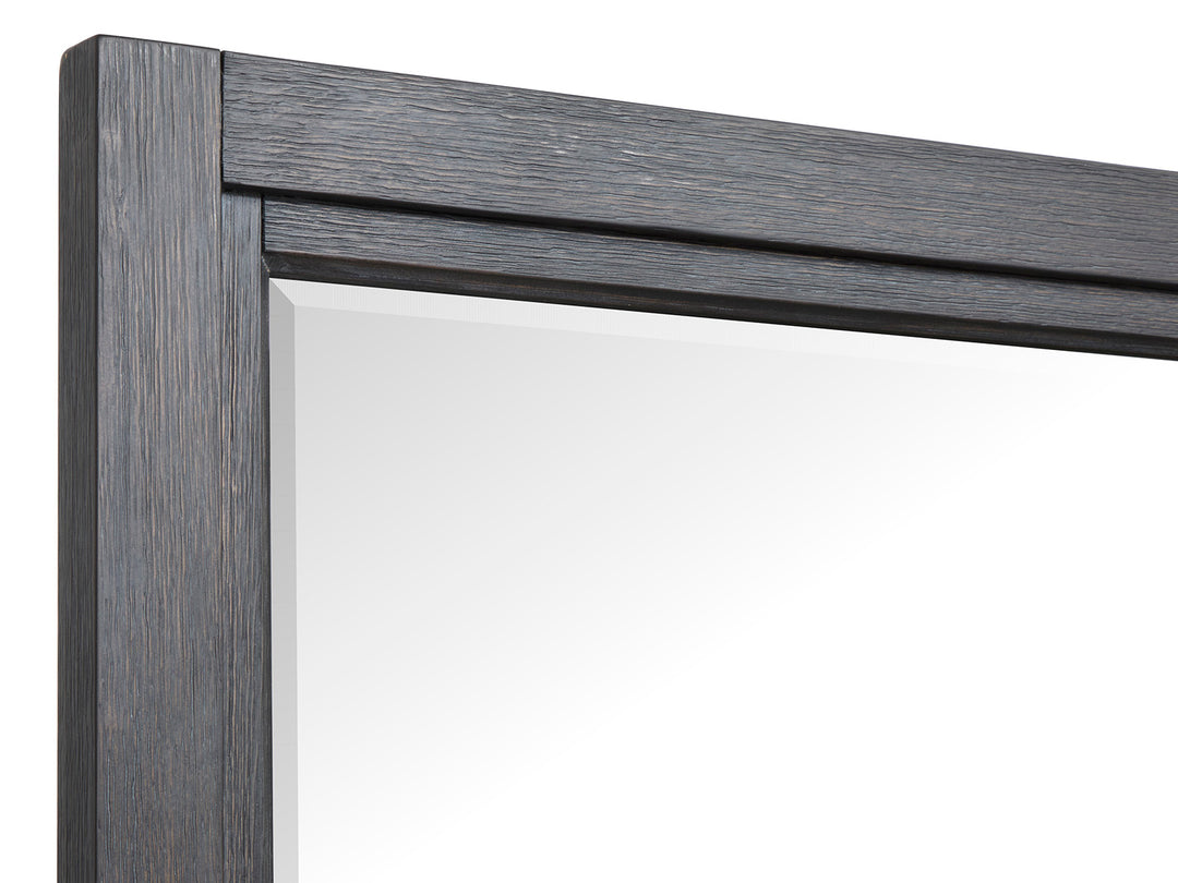 Plum Creek Ravenwood Black Drawer Dresser With Landscape Mirror - B5990-2040