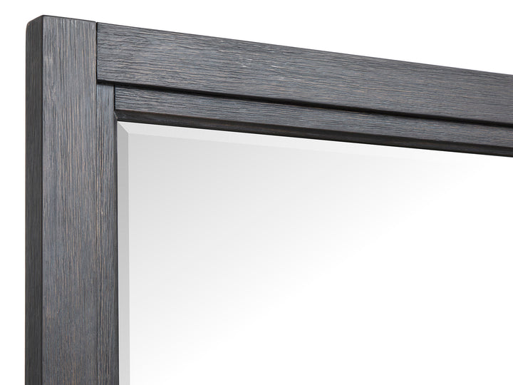 Plum Creek Ravenwood Black Drawer Dresser With Landscape Mirror - B5990-2040