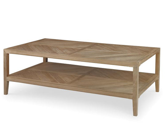 American Home Furniture Century Teak Cocktail Table