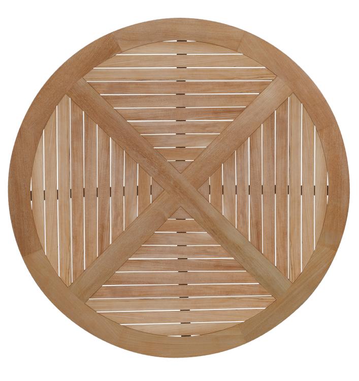 American Home Furniture Century 54 Round Teak Dining Table
