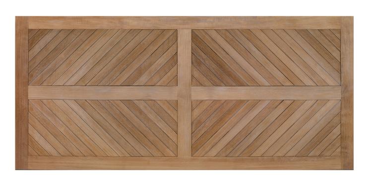 American Home Furniture Century Teak Rectangular Dining Table
