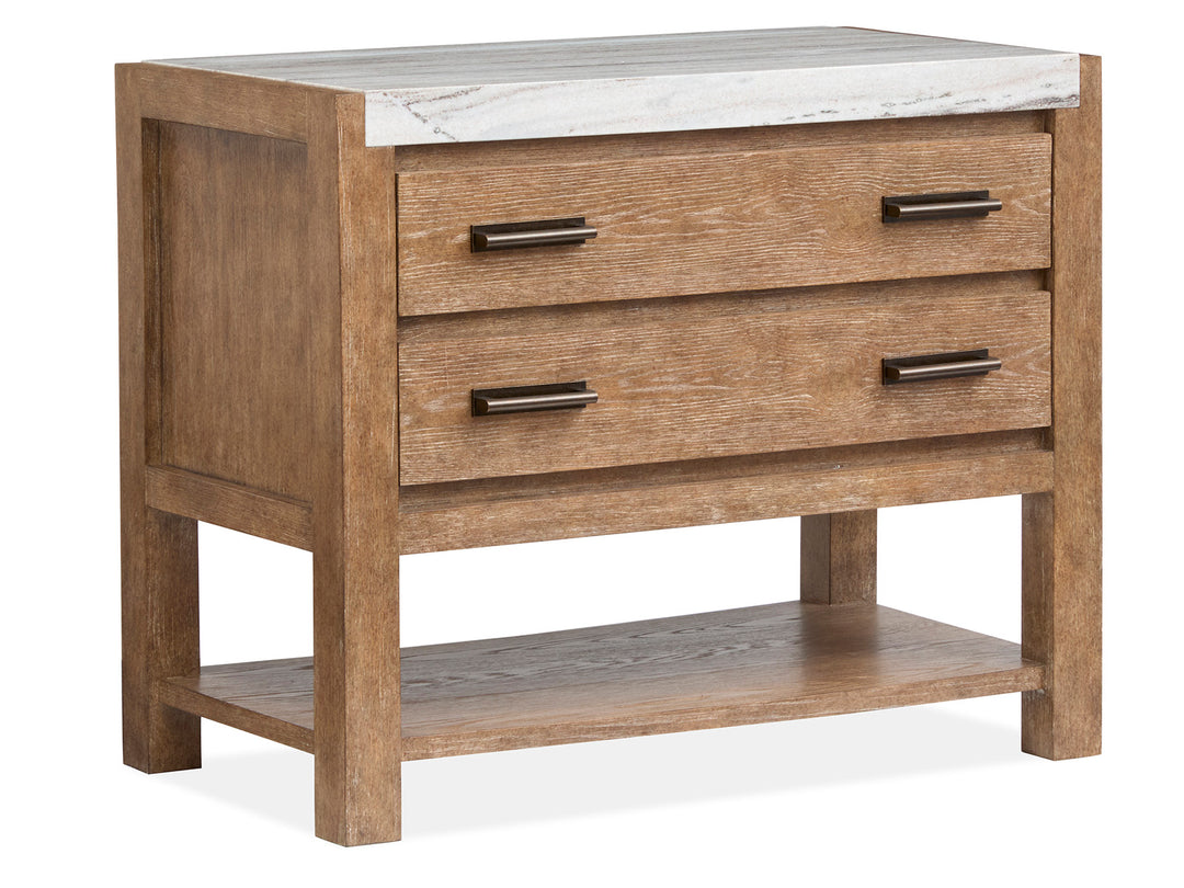Plum Creek Sierra Brown Open Nightstand - B5768-05