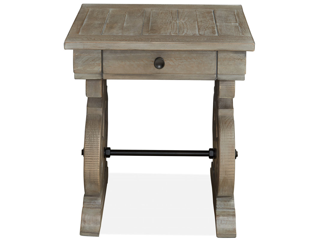 Tinley Park Dove Tail Grey Rectangular End Table - T4646-03