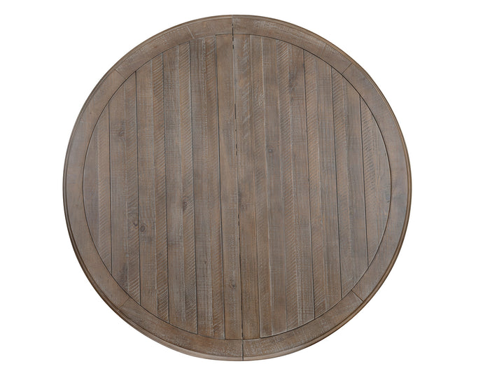 Lancaster Dovetail Grey Extendable Round Dining Table - D4352-25