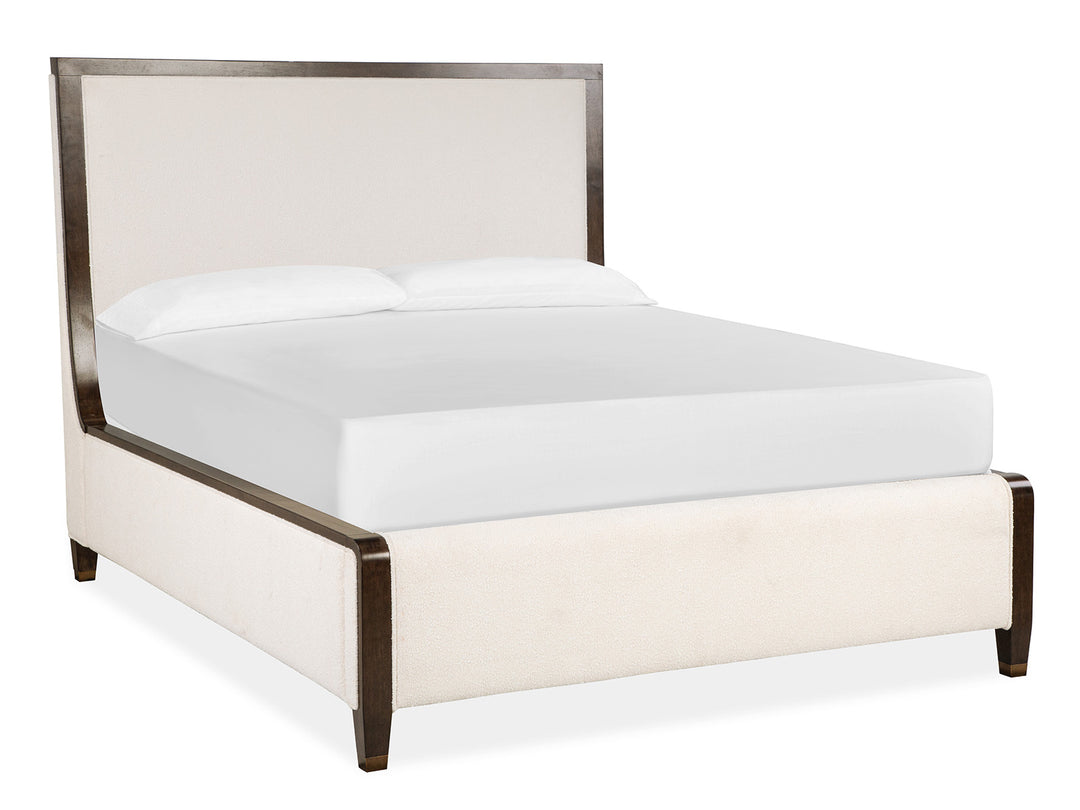 Rowan Espresso Queen Upholstered Panel Bed - B5769-55