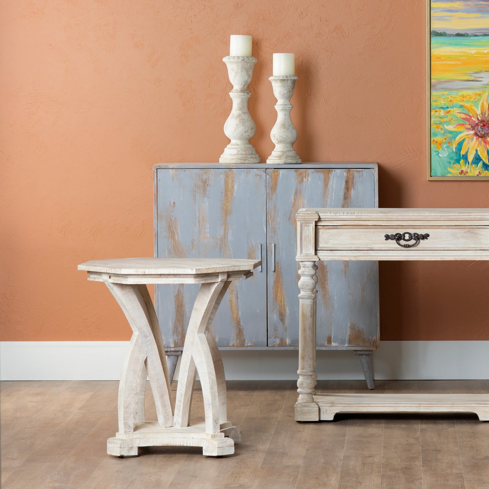 Crestview Collection Evelyn Accent Table ACCENT TABLES