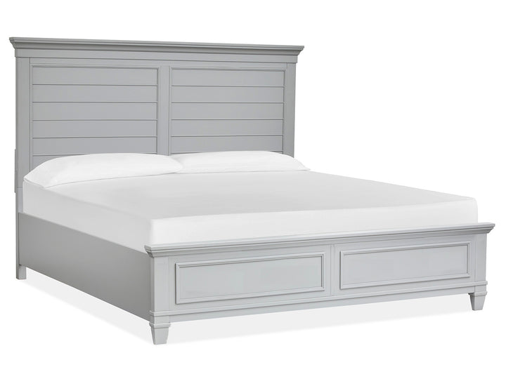 Charleston Harbor Gray California King Grey Panel Bed - B5611-74GY