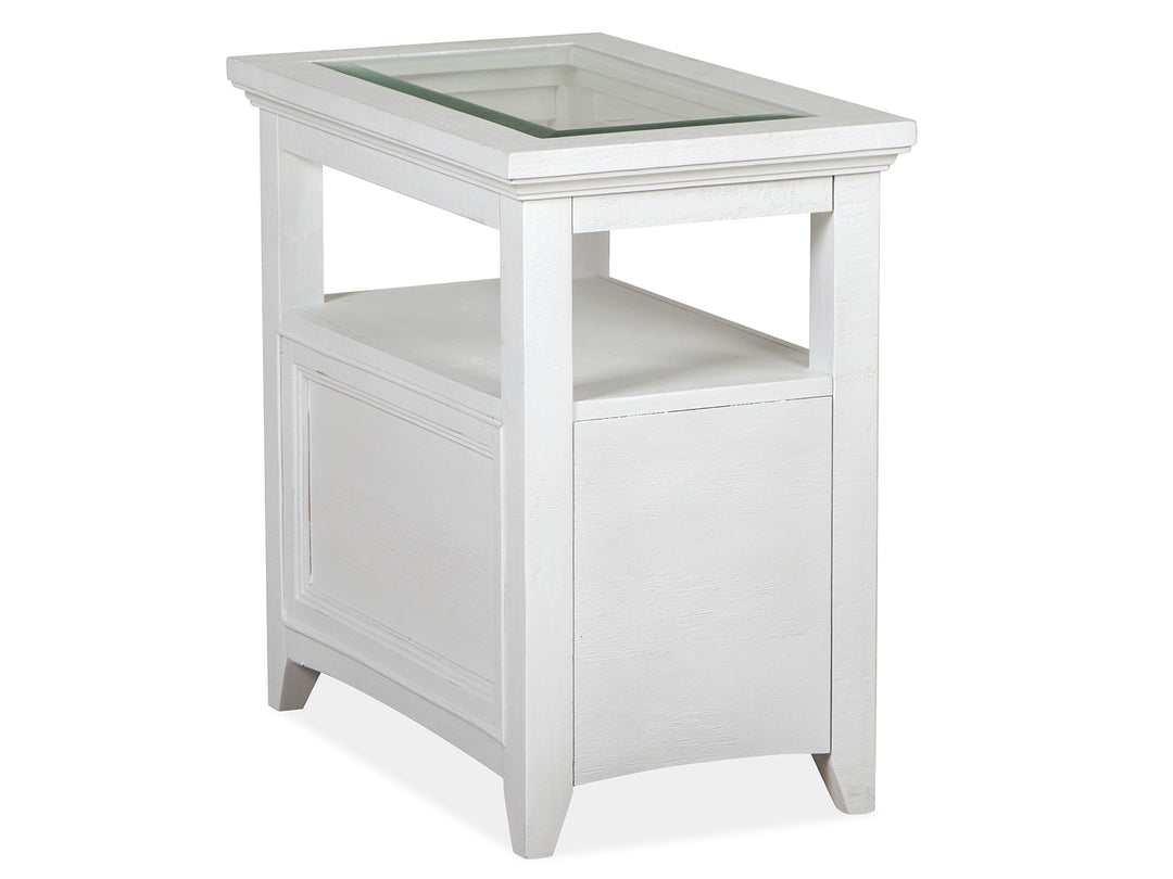 Heron Cove Chalk White Chairside End Table - T4400-10