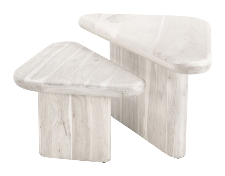 Navidic Coffee Table Set (2-Piece) Whitewashed - 109872