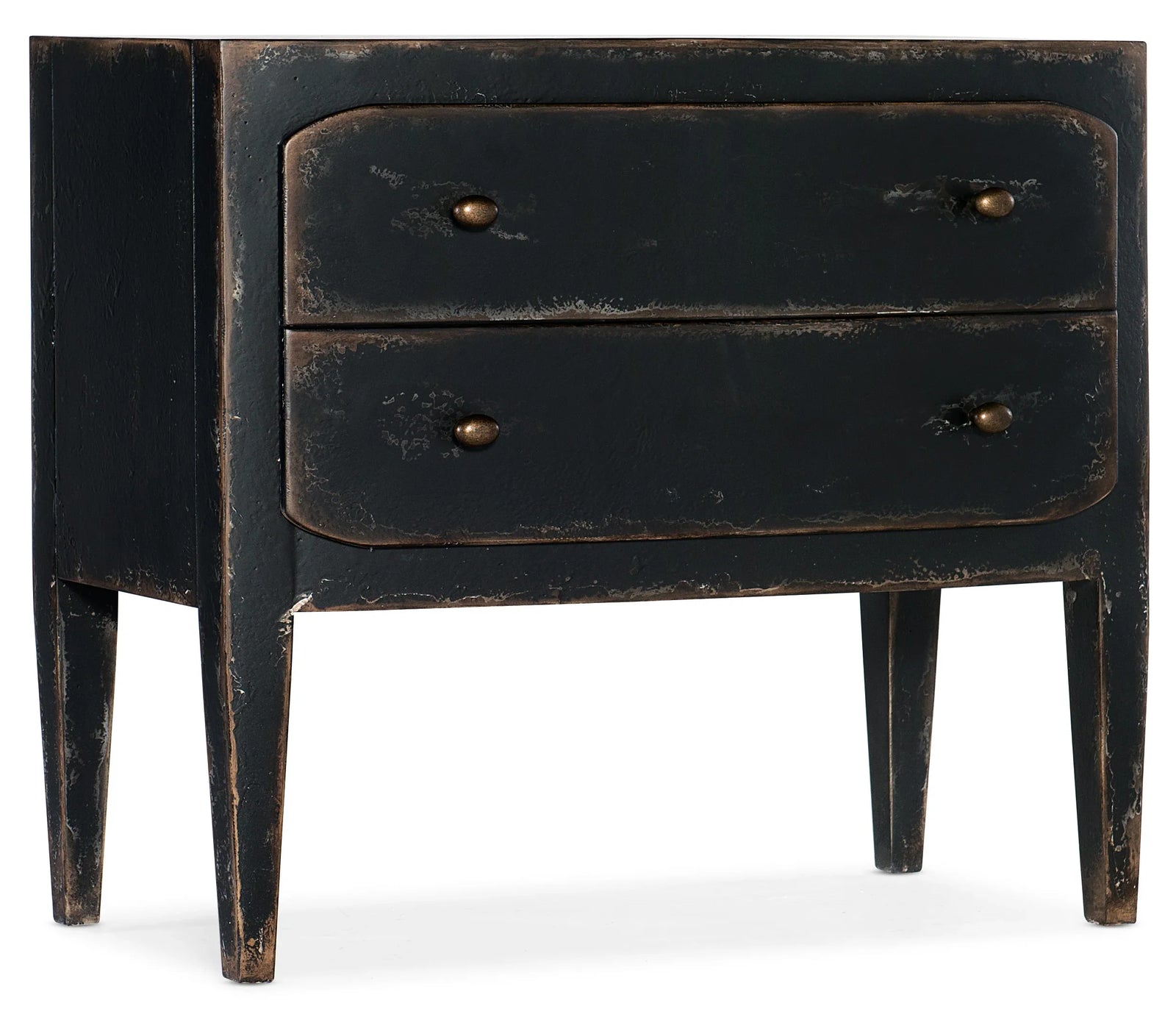 American Home Furniture Hooker Furniture Ciao Bella Two-Drawer Nightstand- Black
