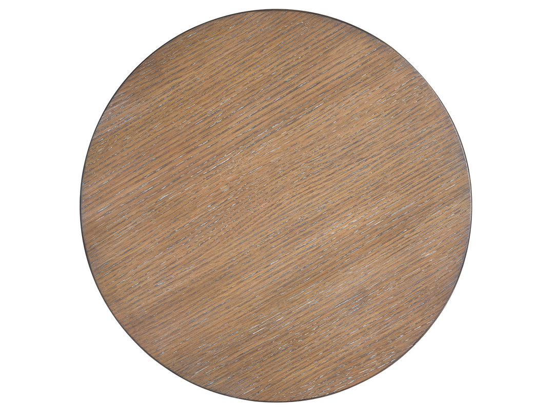 Lansbury Antique Wheat Round Accent End Table - T5940-35