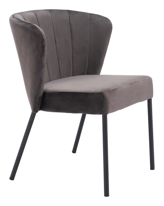 Zuo Aimee Dining Chair (Set of 2) Gray DINING CHAIRS