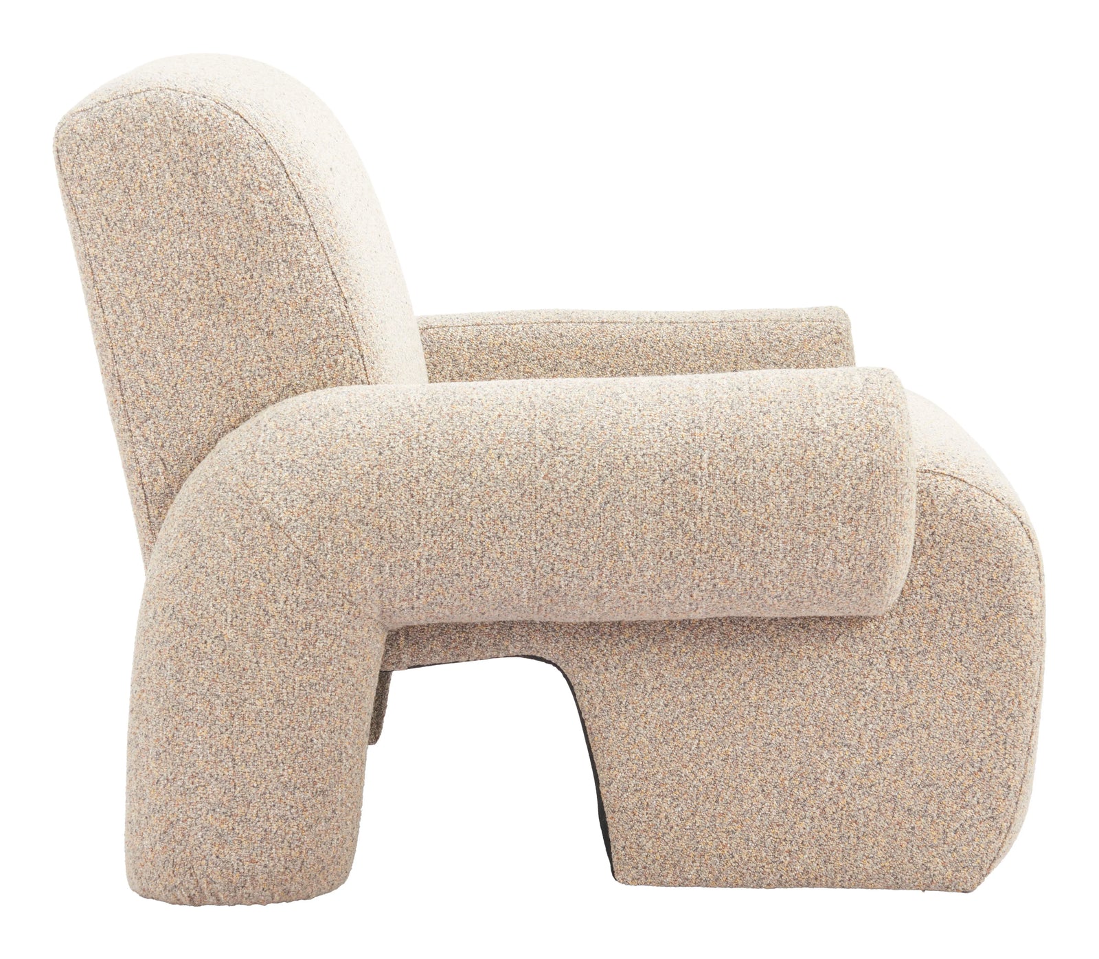 Zuo Rura Accent Chair Heathered Beige ACCENT + LOUNGE CHAIRS