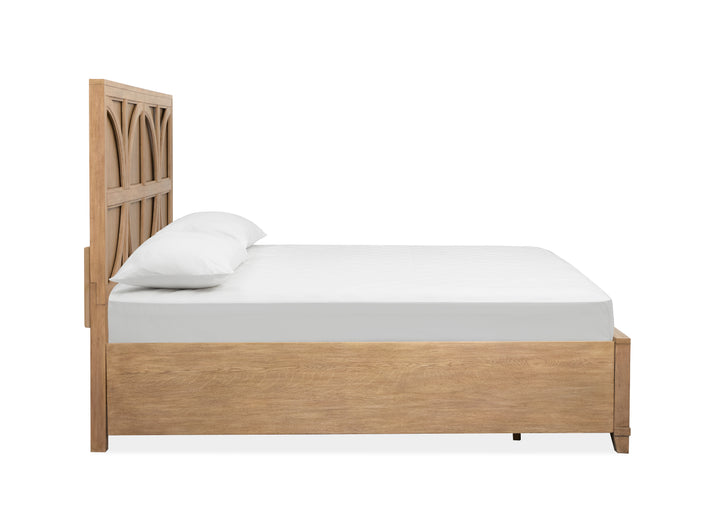 Coventry Honey Wheat King Panel Bed - B6480-64