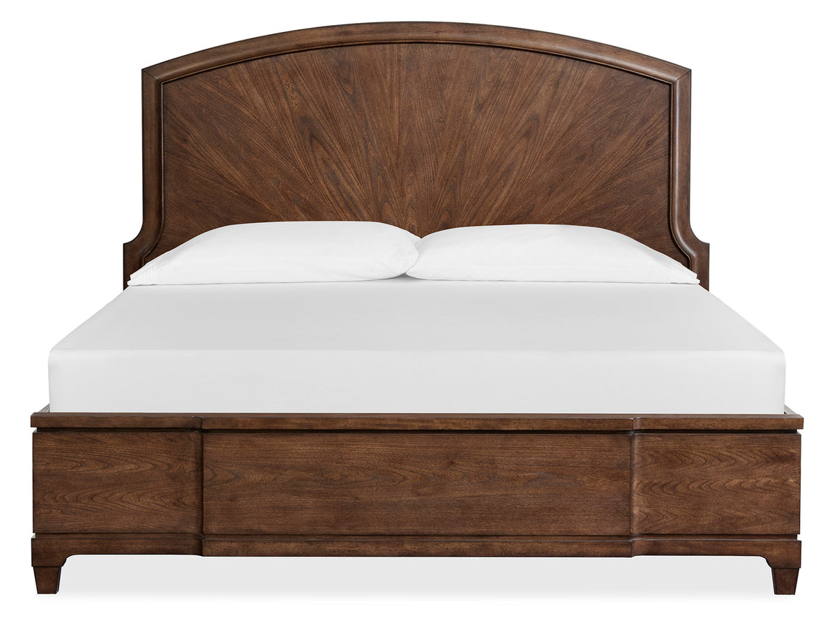 Sugar Mill Spiced Rum Queen Panel Bed - B5832-54
