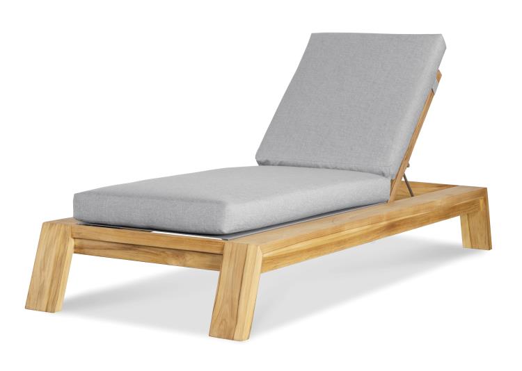 American Home Furniture Century Solera Poolside Teak Reclining Chaise Lounge
