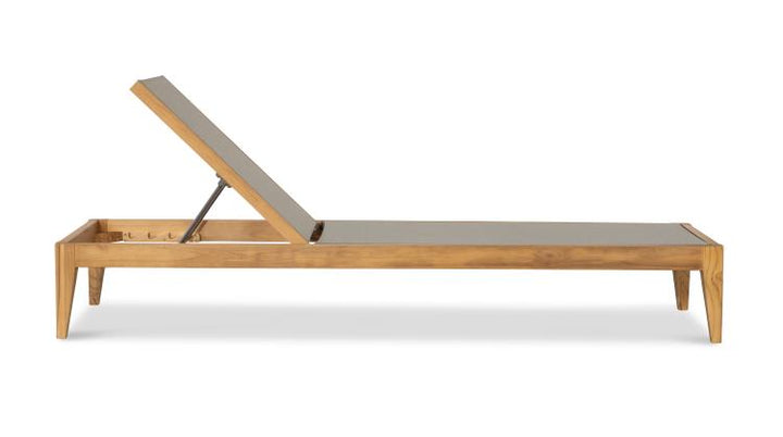 American Home Furniture Century Veluna Poolside Teak Reclining Chaise Lounge