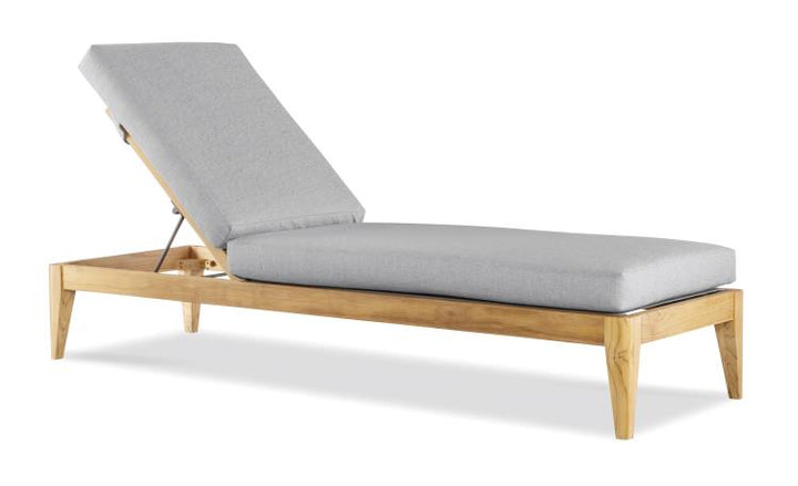 American Home Furniture Century Veluna Poolside Teak Reclining Chaise Lounge