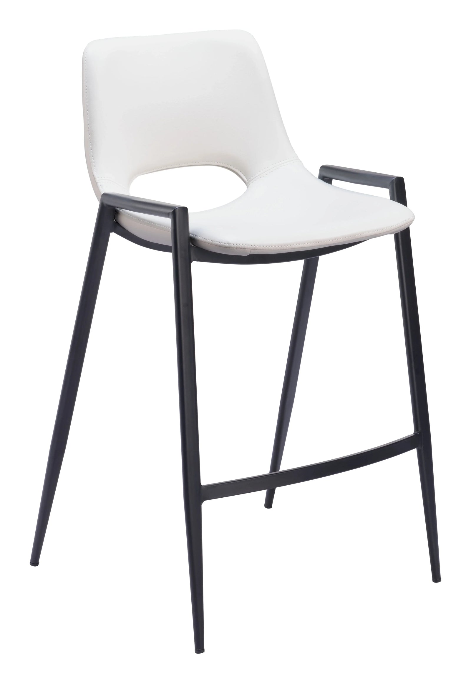 Zuo Desi Counter Stool (Set of 2) White BAR STOOLS + COUNTER STOOLS