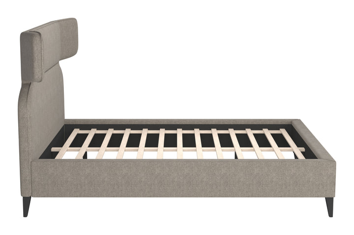 Dusa Queen Bed Olive Brown