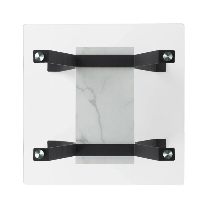 Darvette Glass-Top End Table - AmericanHomeFurniture