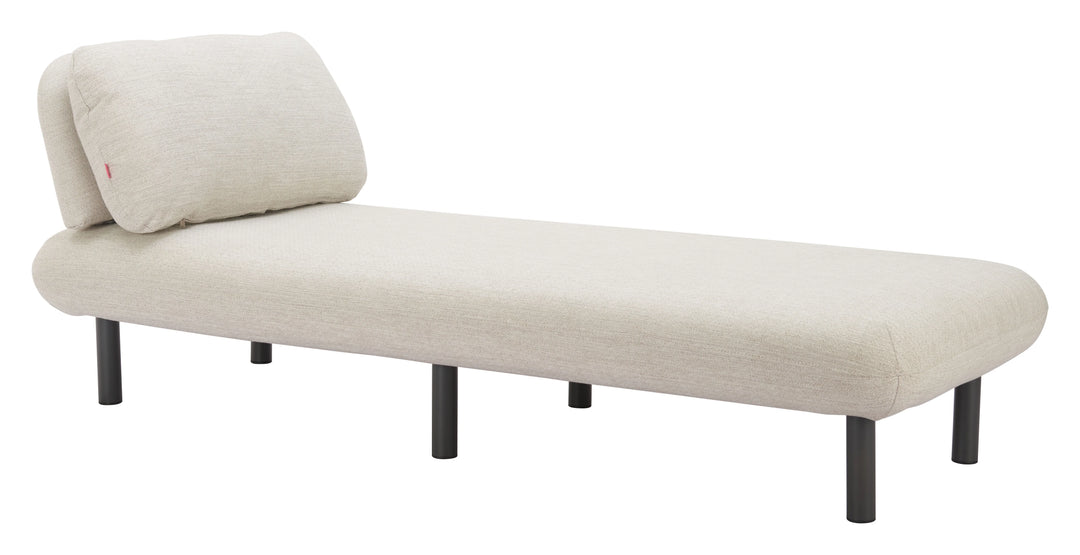 Aperto Chaise Beige - AmericanHomeFurniture