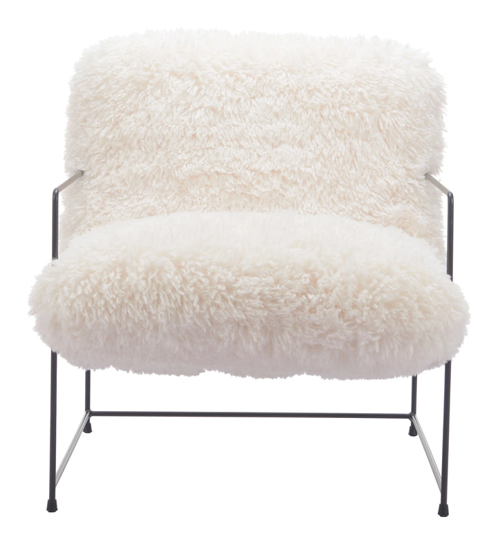 Pelut Accent Chair White - AmericanHomeFurniture