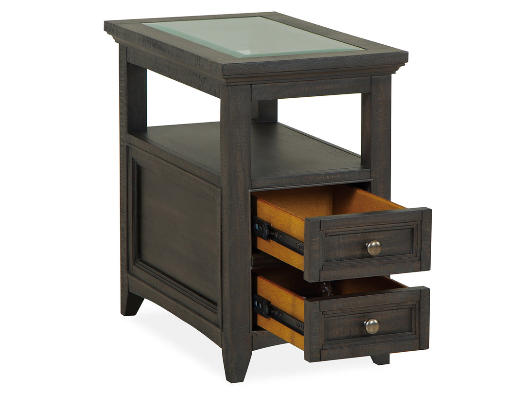 Westley Falls Graphite Chairside End Table - T4399-10